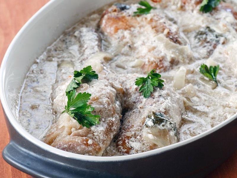 recettes pour la cuisson du lapin à la crème sure