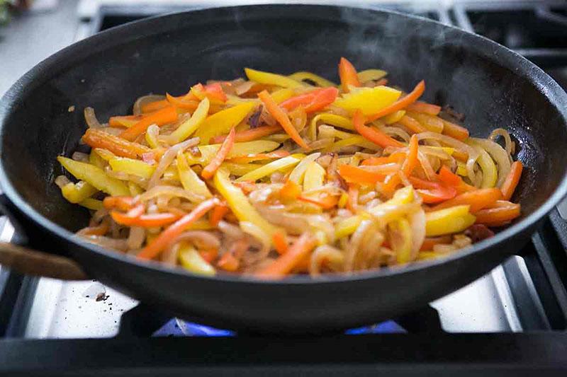 faire frire les légumes