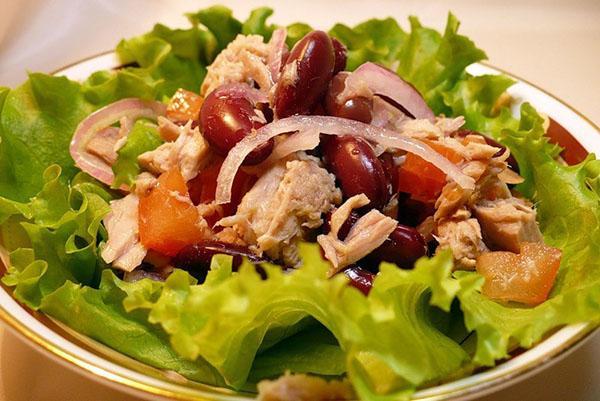 salade de thon et avocat