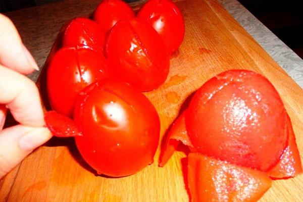 pelar tomates