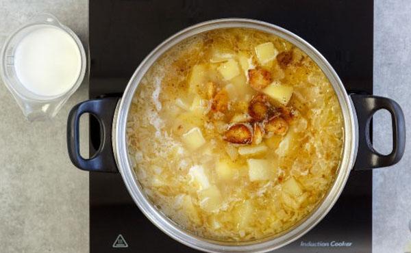 faire cuire la soupe