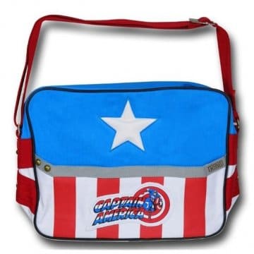 Erhältlich bei INKEDSHOP.COM: Marvel Comics Captain America Messenger Bag
