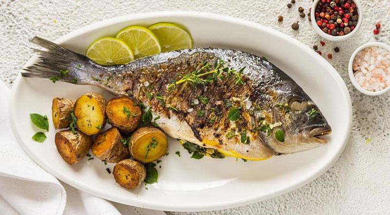 pescado a la plancha según la receta clásica