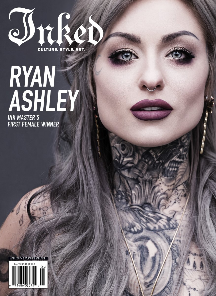 Obálka časopisu Ryan Ashley Inked Magazine