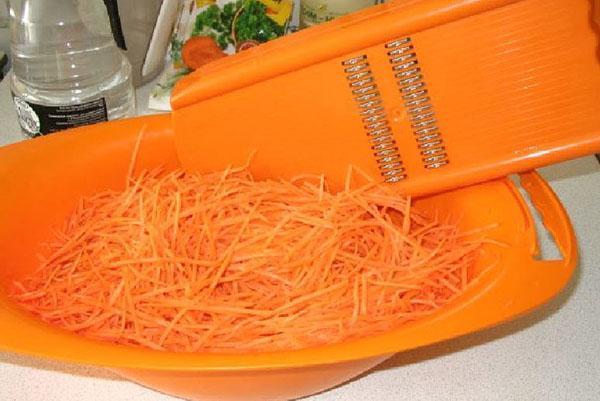 picar zanahorias