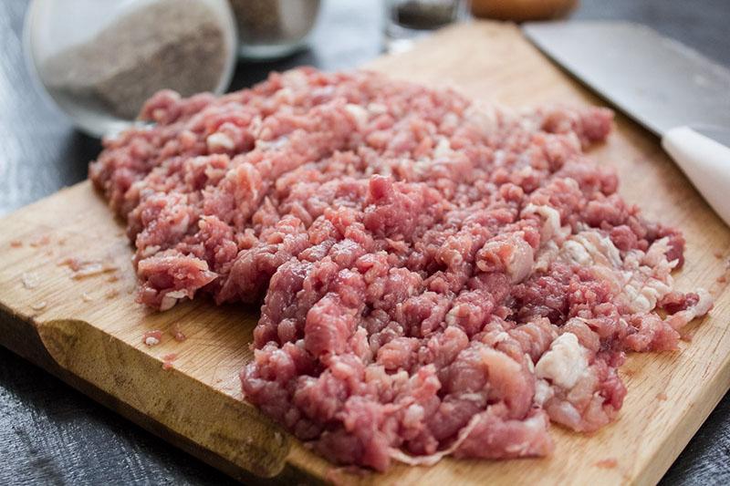 carne picada para relleno