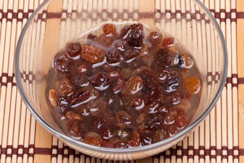 laver les raisins secs