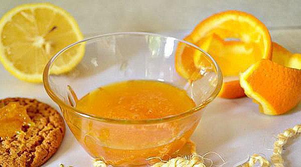 mermelada de cáscara de naranja