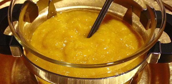 puré de naranja
