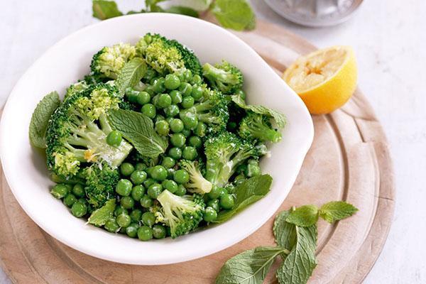 verduras con sal y pimienta