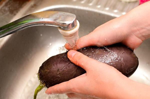 laver les légumes