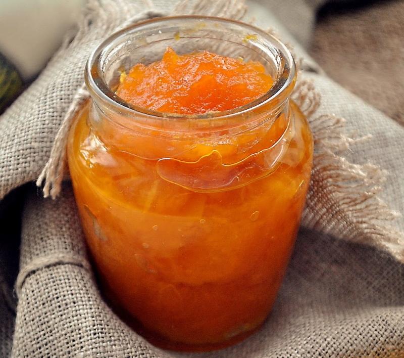 confiture épaisse de potiron aux agrumes