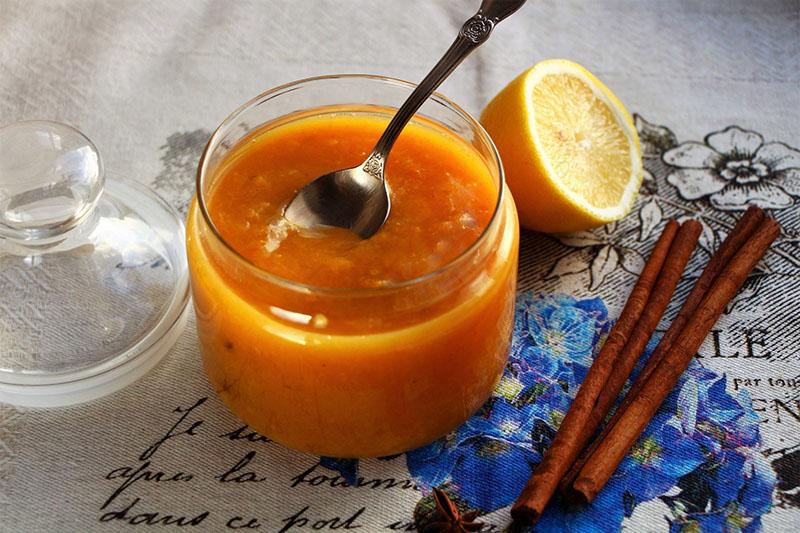 mermelada de caqui y limón