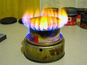calentador de gas casero