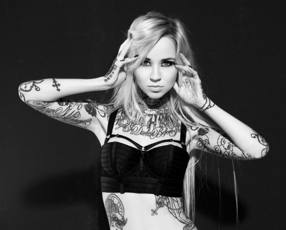 Sara Fabel, Anarchy Parlor, Tattoo Artist, Tattoo Model, Inked Magazine, Inked Interview