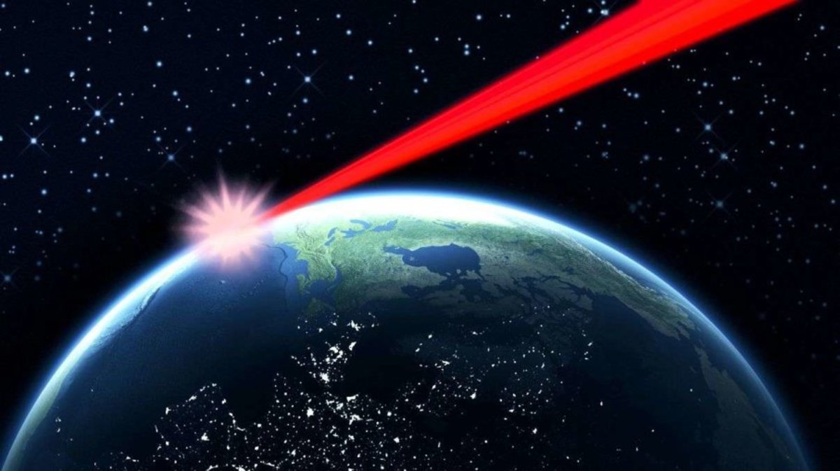 mimozemská komunikace, mimozemský kontakt, pozemský laser, vesmírný laser, vesmírná síla