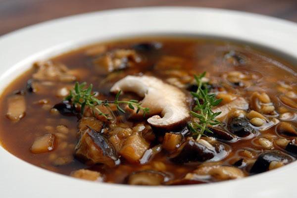 soupe aux champignons classique