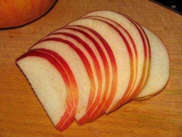 cortar manzanas