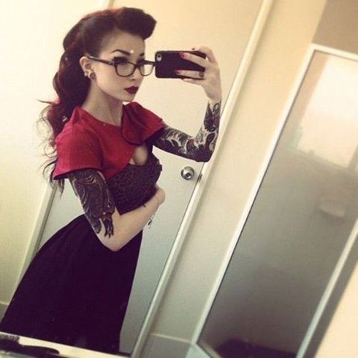 Rockabilly-selfie