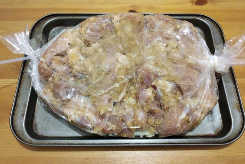 préparer le kebab pour la cuisson