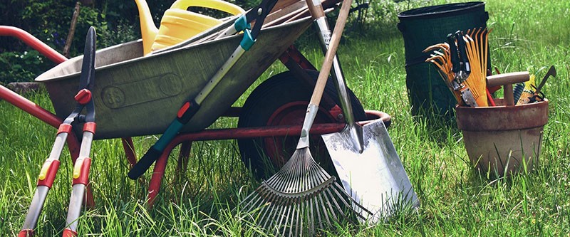 traitement des outils de jardin