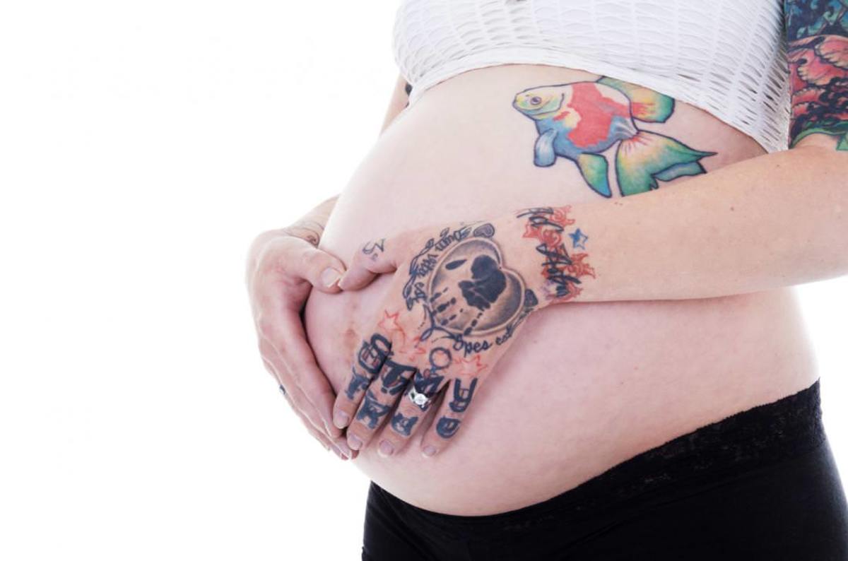 Získání tetování během těhotenství