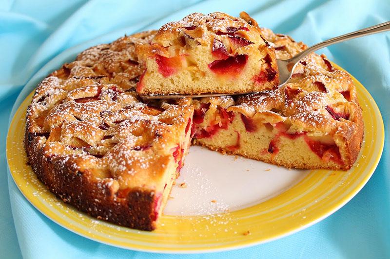 recette rapide de gâteau aux prunes