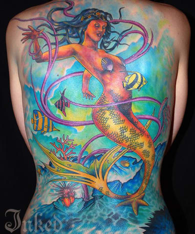Barva v každém z tetování Fabrizio Divari je prostě ohromující.
