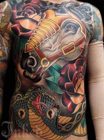 Rose Hardy vyniká v tetování šílených, rozsáhlých kousků, jako je tento.