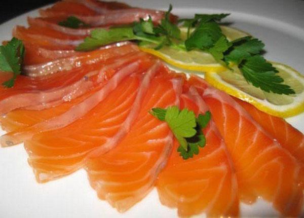 salmón salado picante