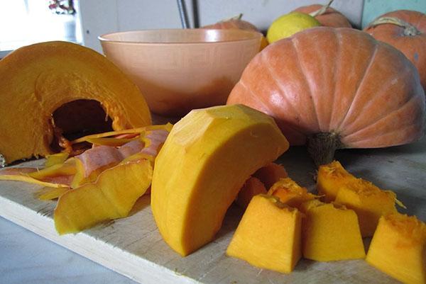 pelar la calabaza