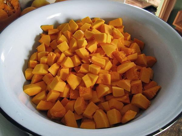 cortar la calabaza