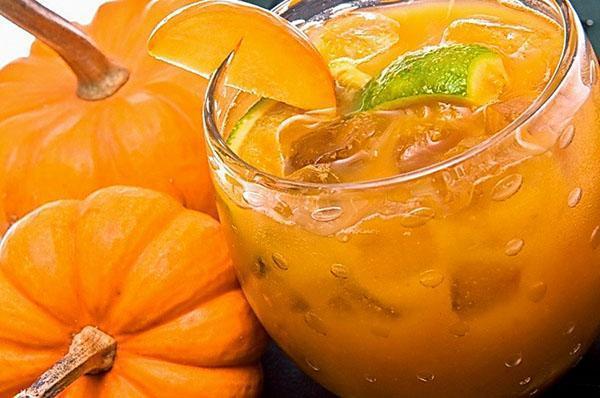 calabaza con naranja