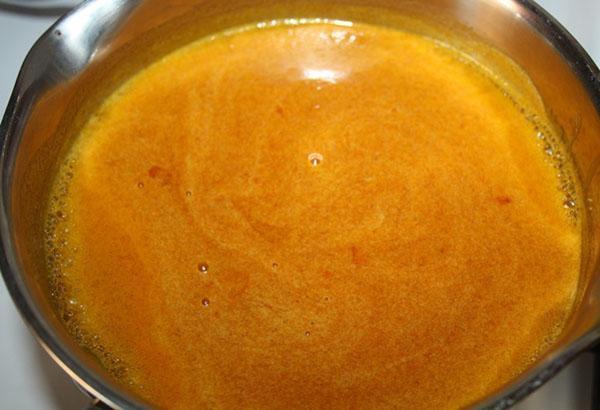 jugo de espino amarillo hervido