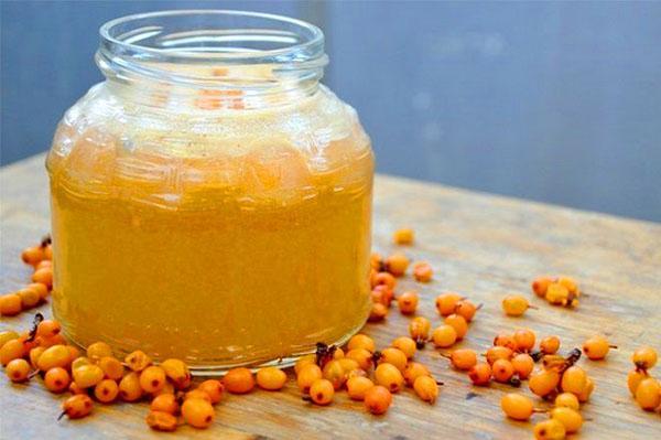 jugo de espino amarillo para el invierno