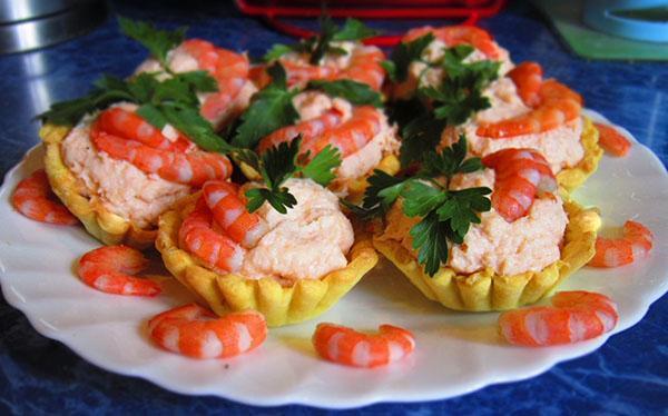 tartelettes aux crevettes