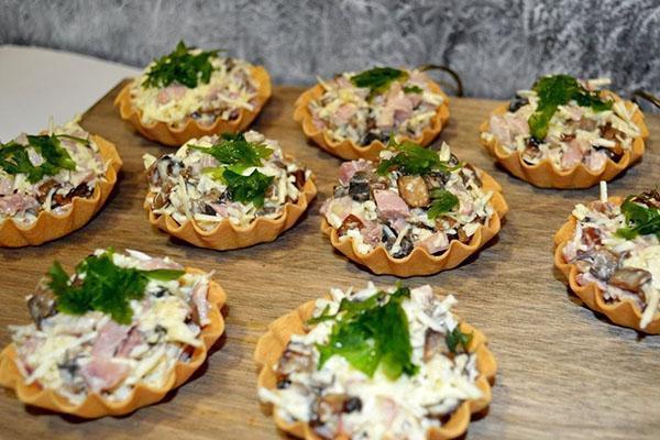 apéritif en tartelettes