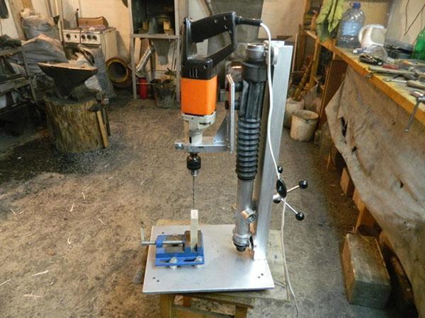 travailler sur la machine