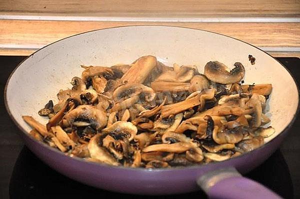 faire frire les champignons