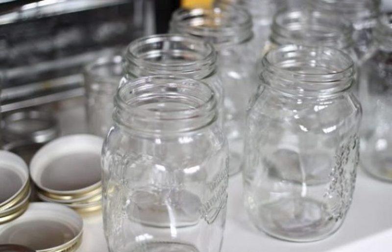 preparación de latas para esterilización