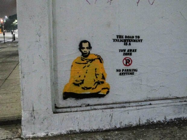 Plastik Jesus Erleuchtung
