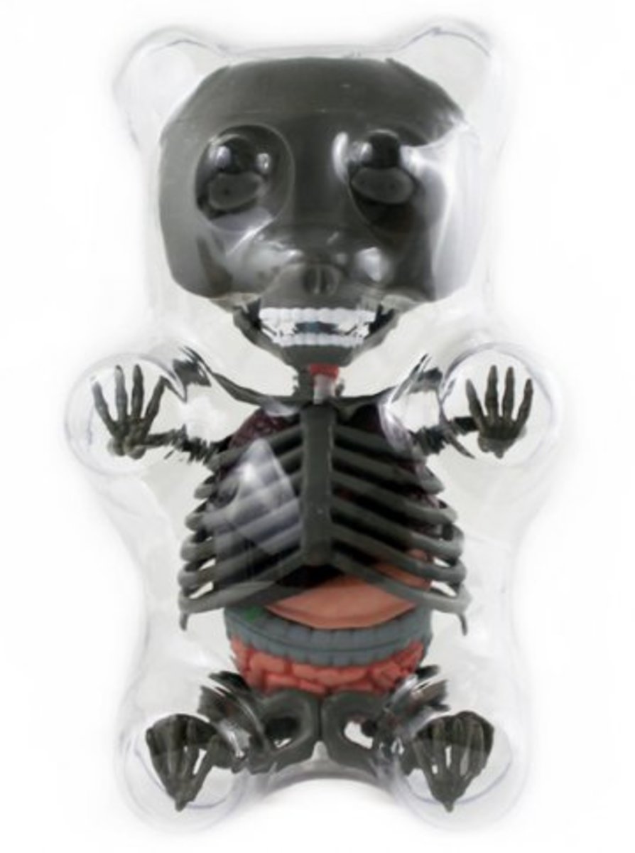K dispozici na INKEDSHOP.COM: Limited Edition Anatomy Gummy Bear (šedá)