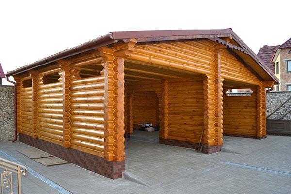 garage en bois