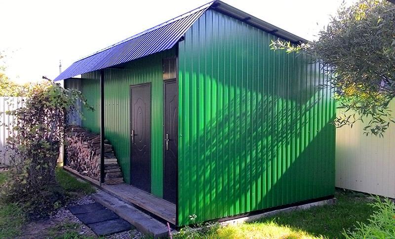 hangar pour donner en carton ondulé