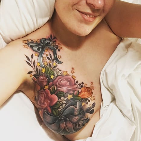 Alison tetování pro rakovinu prsu