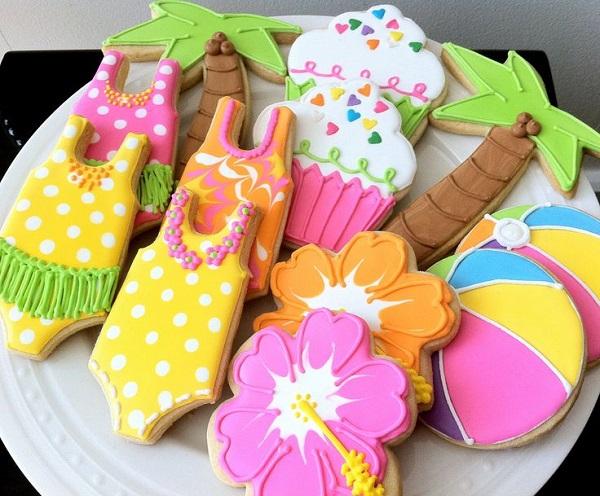 Sommer-Geburtstagsfeier für Mädchen_Summer Cookies