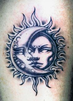 Sun Tattoo - TOP 100 - Rang - Blindingly Gorgeous Tat Art