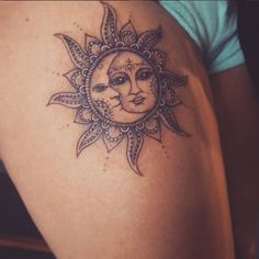 Sun Tattoo - TOP 100 - Rang - Blindingly Gorgeous Tat Art