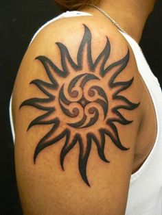 Sun Tattoo - TOP 100 - Rang - Blindingly Gorgeous Tat Art