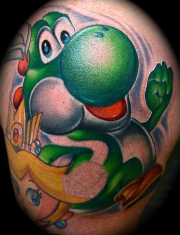 Yoshi!!!!! Tattoo von Mike DeMasi